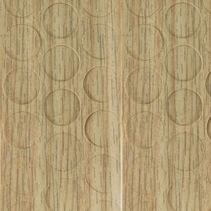 Tapa Furo PVC Nogueira 12 mm 50 pcs VBF IND