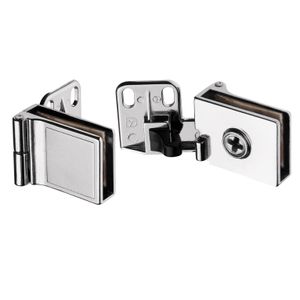 Dobradiça para Porta de Vidro Cromada 06005.0019.30 Soprano