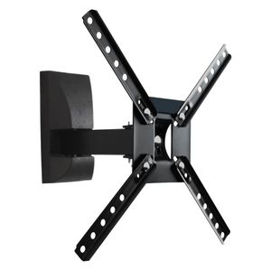 Suporte TV Preto LCD 10 x 55 Braço Articulado SBPR130 Brasforma