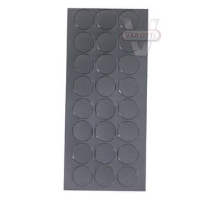 Tapa Furo PVC Preto 18 mm 20 pcs VBF IND