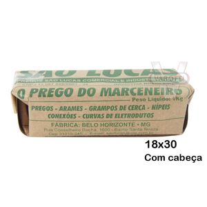 Prego 18 X 30 C/C