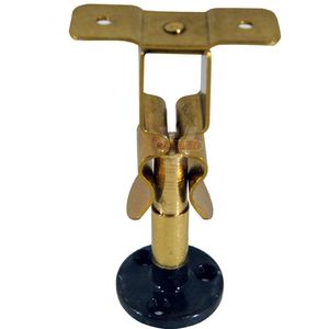 Fixador de Porta Piso Latão Amarelo Base Nylon 411L.AM/S Datti