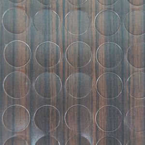 Tapa Furo PVC Jacaranda 12 mm 50 pcs VBF IND
