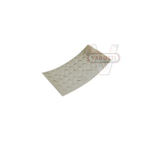 TAPA FURO PVC METALIC 12MM C/50