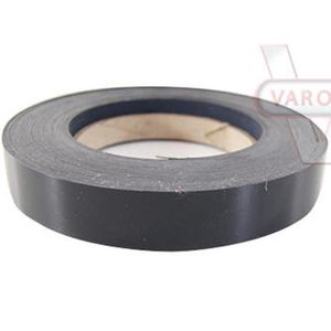 Fita de Borda PVC Preto Brilho 74820-601 Rehau