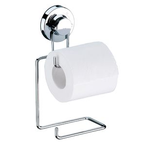 Suporte para Papel Higiênico Duplo com Ventosa Linha Praticità Future
