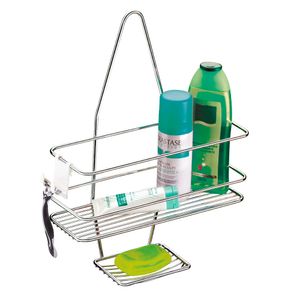 Suporte para Shampoo/Sabonete de Registro com Gancho Móvel Linha Superiore Future