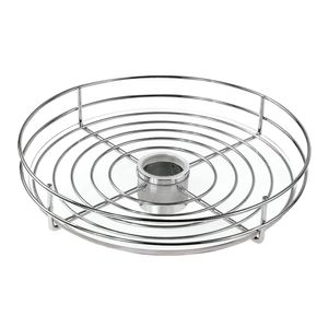 Cesto Redondo sem Vidro Cromado 350x85 mm 2389 Masutti Copat