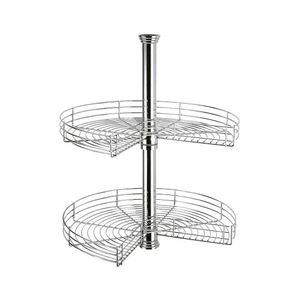 Conjunto 2 Cestos Cromado Lua 3/4 2335 Masutti Copat