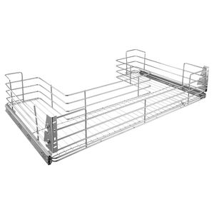 Gaveta Pia com Sifão Inox com Corrediça Telescópica Inox Masutti Copat