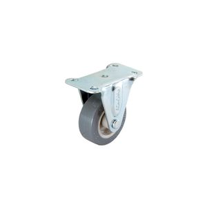 Rodízio Placa 210BP Cinza Fixo Schioppa