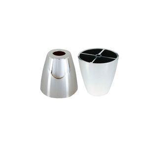 Pé Cilindrico de Plástico Cromado 48 x 50 mm Star Plast