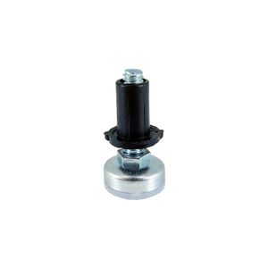 Sapata Regulável Base 20 mm - 1/4 x 1 Zincada com Bucha S20Z CAAD