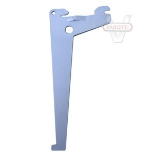 Suporte Aço Branco 70 x 420 mm com 2 Encaixes Fico