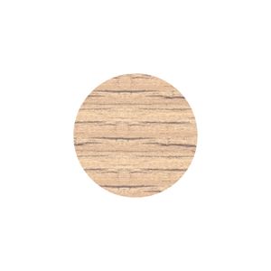 Tapa Furo PVC Canion Rústico 12 mm com 50 Peças Rehau