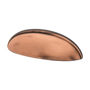 Puxador Aniela Cobre Velho Escovado Fosco 64 mm 332 Linha Tradition Torralba