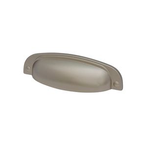 Puxador Quebec Níquel Escovado 96 mm 2773 Linha Tradition Torralba
