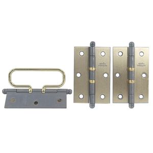 Dobradiça Porta Camarão 3.1/2 Ferro Oxidado 622008 União Mundial