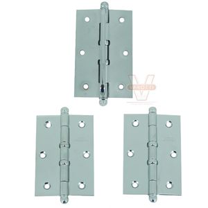 Dobradiça Porta Camarão 3.1/2 Ferro Cromado 622004 União Mundial