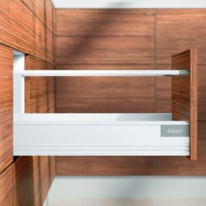 Gaveta Tandembox Plus Alta D para Tip-On Blumotion Extensão Frontal para Módulo de 450mm Blum