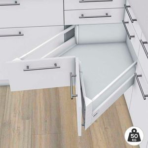 Gaveta Space Corner com Syncromotion Tandembox Plus Blum