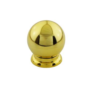 Puxador Bola Plástico Dourado Grande 75 Gecele