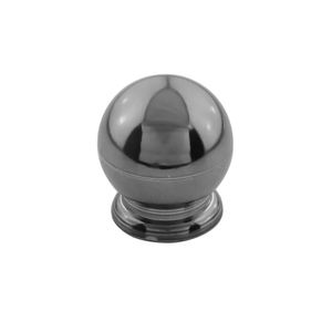 Puxador Bola Plástica Grafite Grande Verniz 075 Gecele