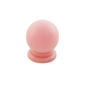 Puxador Bola Plástico Rosa Verniz Grande 75 Gecele