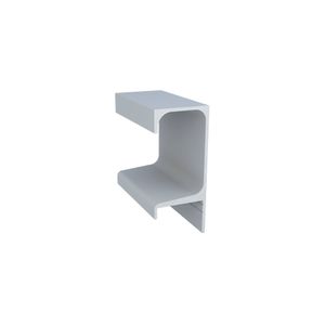 Perfil Puxador Cromo Fosco 3000mm RM-086 Rometal