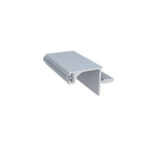 Perfil Puxador Cava Cromo Fosco 3000mm RM-192  Rometal