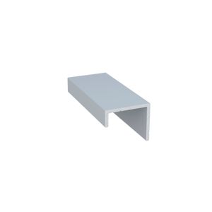 Perfil Arremate Cromo Fosco 3000mm RM-123 Rometal