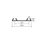 28778_Trilho-Inferior-Aluminio-3000mm-RM-005-da-Rometal
