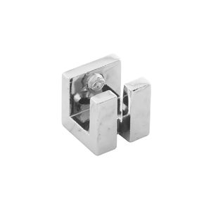 Suporte com Fenda Quadrado 08 mm Cromado Rometal