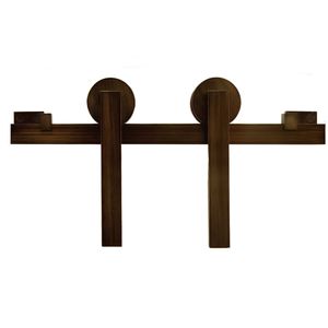 Kit Roldana Aparente Alumínio Ouro Velho 2 mts Ragefer