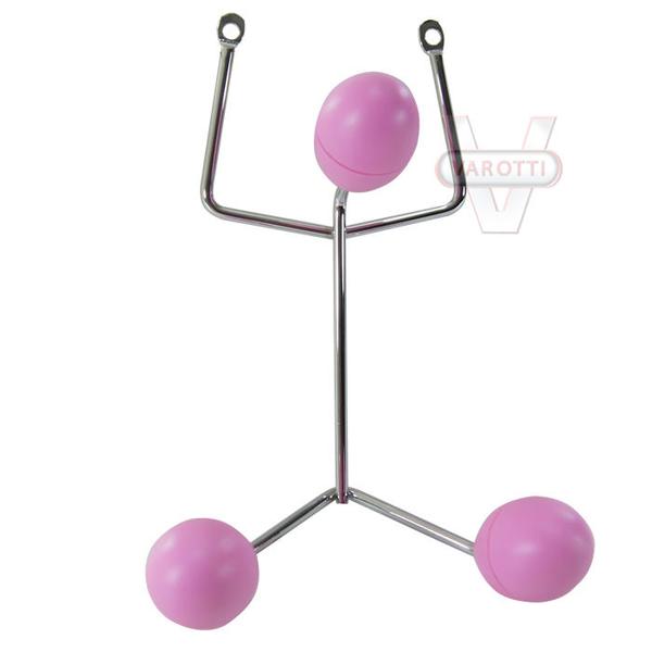 CABIDE DE PAREDE PUPPET CROMADO / ROSA 160X190X110 REF 60249080 FL