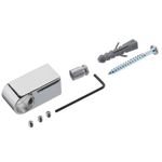 SUPORTE ZAMAC CROMADO 20X20X45 MM P/TUBO 5/8" - 21509000