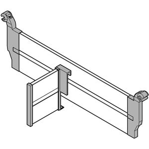 Divisor de Mantimentos com Barras para Tandembox e Boxside de Vidro 1200 mm Z40H1077AR Blum