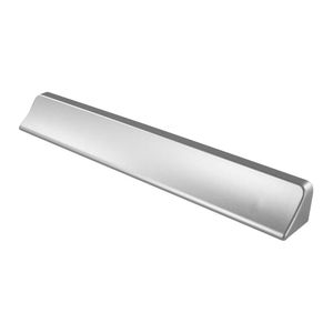 Puxador Conch Plástico Cromo Fosco Linha Premium 160 mm CO-160 Gecele