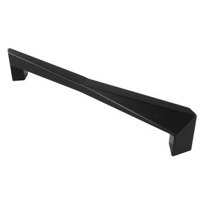 Puxador Gliss Plástico Preto Linha Premium 192 mm GL-192 Gecele