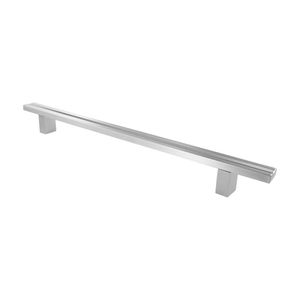 Puxador Alça Camarão Acetinado / Cromado Alumínio 0654 Pauma