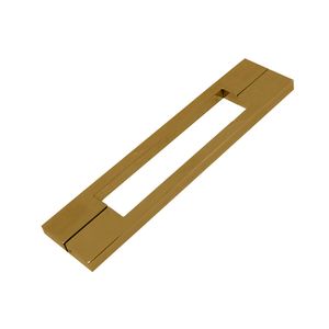 Puxador Duplo Big Thin Dourado Champagne 20x832x135 mm I453DC Geris
