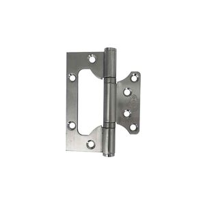 Kit Dobradiças para Porta 4"x2.5"x2 mm Sobrepor Inox 201 Escovado K405IE Geris