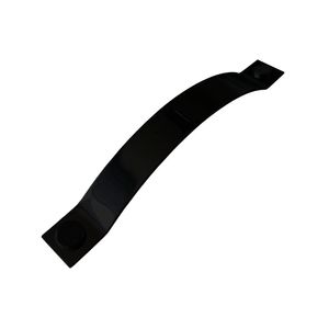 Puxador Alça Flat Aluminio Preto 22x240 mm Geris