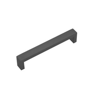 Puxador Alça Abruzzo Inox 201 Preto 128 mm
