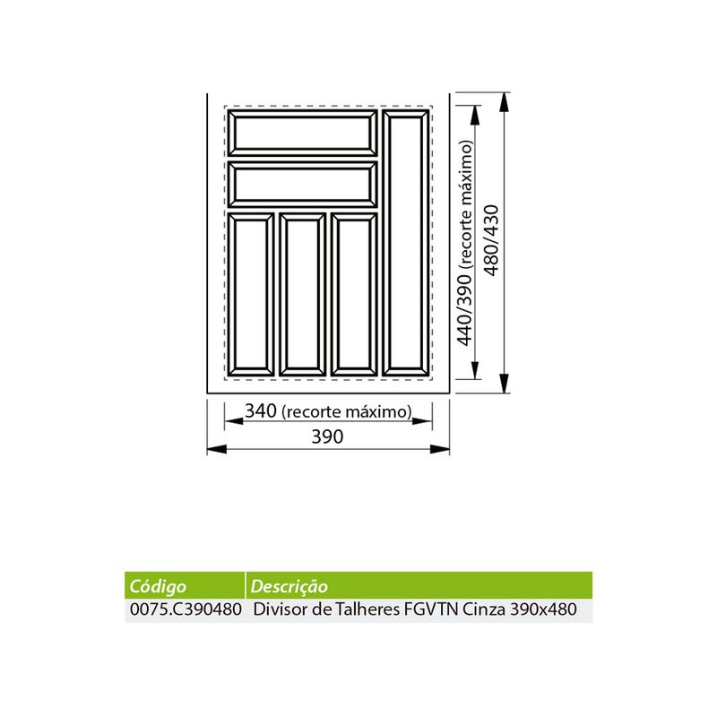 43459-divisor-de-talheres-cinza-390-mm-fgvtn-4