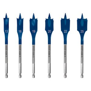 Jogo com 6 brocas EXPERT Self Cut Speed 13-25mm x 152mm Bosch