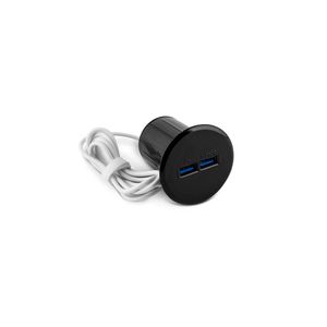 Tomada Dupla USB Bivolt Led Line