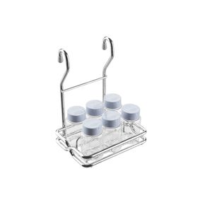 Porta Tempero com Frascos de Vidro Masutti Copat