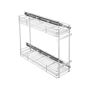 Porta Tempero Lateral Inox 4425 com corrediça Galvanizada 160x420x490 mm Masutti Copat