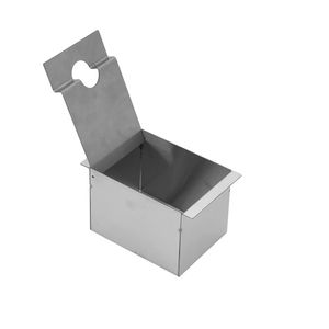 Porta-Objetos com Tampa para Calha de Embutir Inbox Inox  Masutti Copat